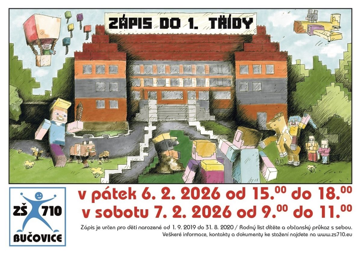 Zveme Vás k zápisu do prvních tříd