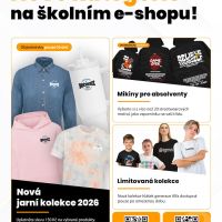 Eshop naší školy spuštěn s novou kolekcí oblečení a dárkových předmětů